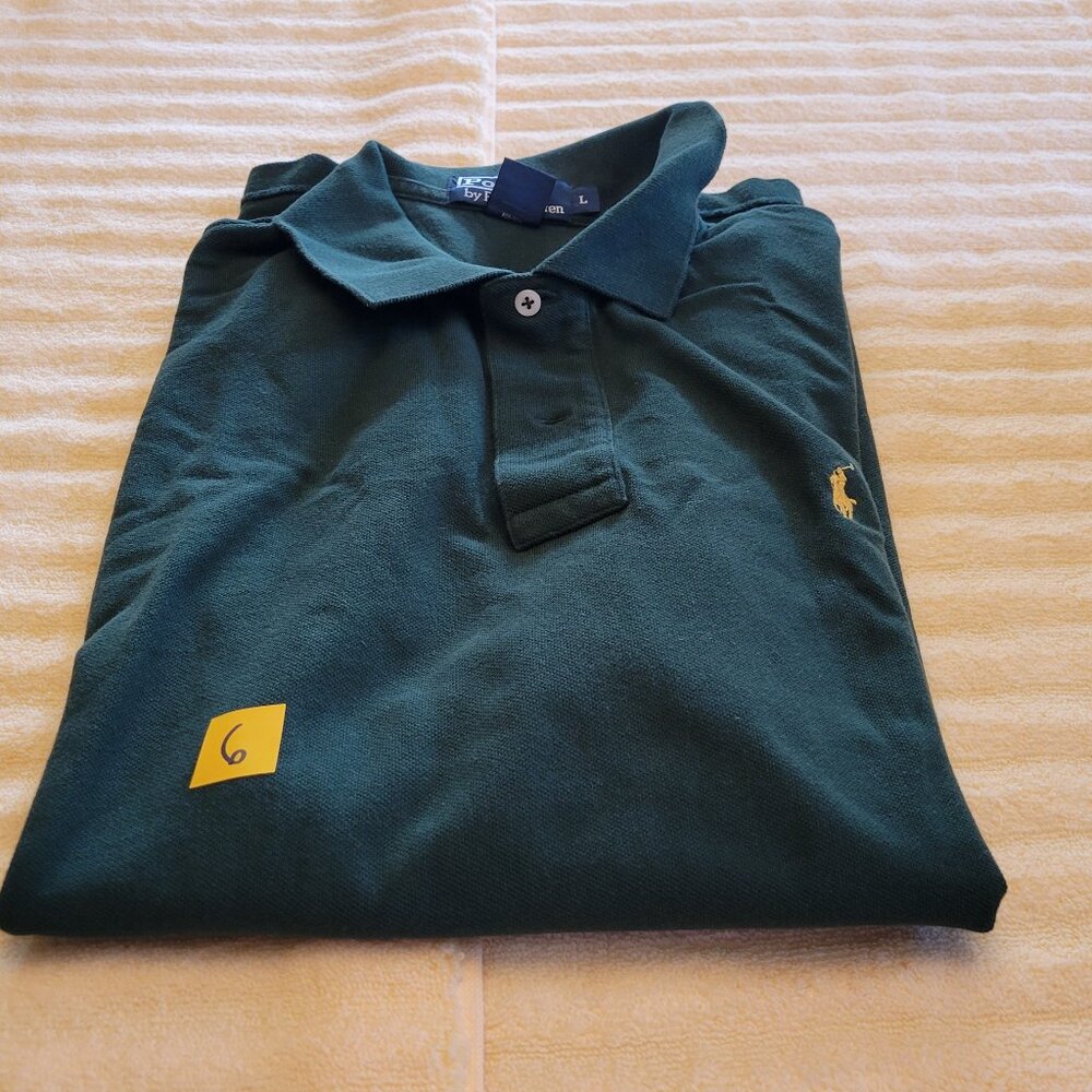 Polo Ralph Lauren knit, Blue, Large, short sleeve
